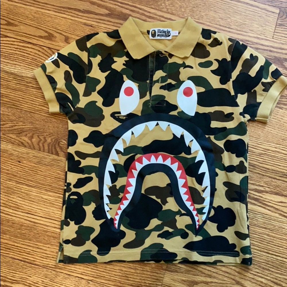 A Bathing Ape polo size small
